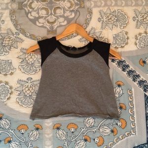 Forever 21 muscle tee crop top